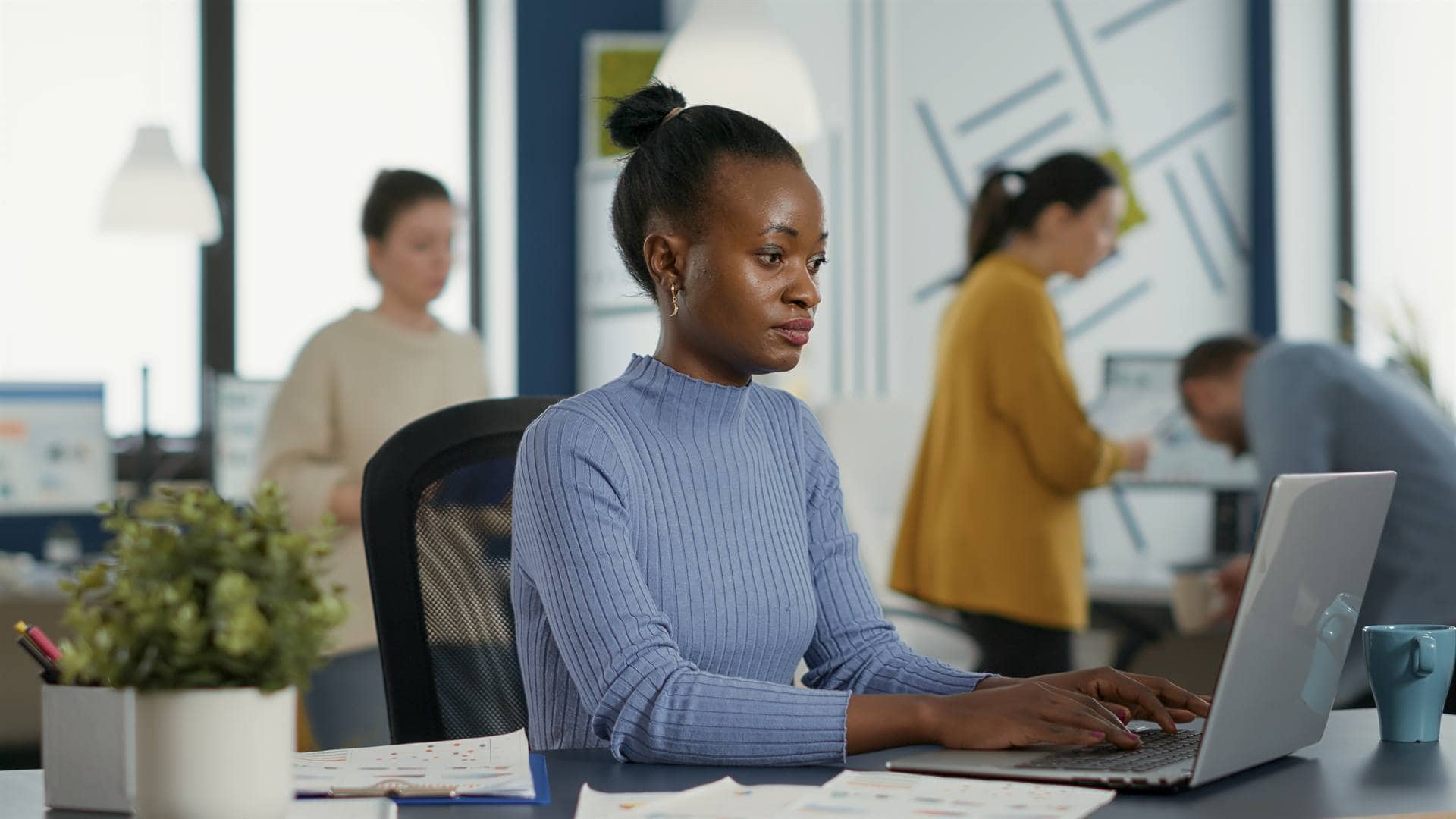 CRM Connect team providing company registration, compliance and document support in a modern office